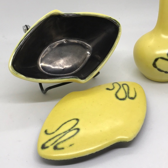 Vintage Vase & Lidded Bowl, Made in Austria - Picture 5 of 5